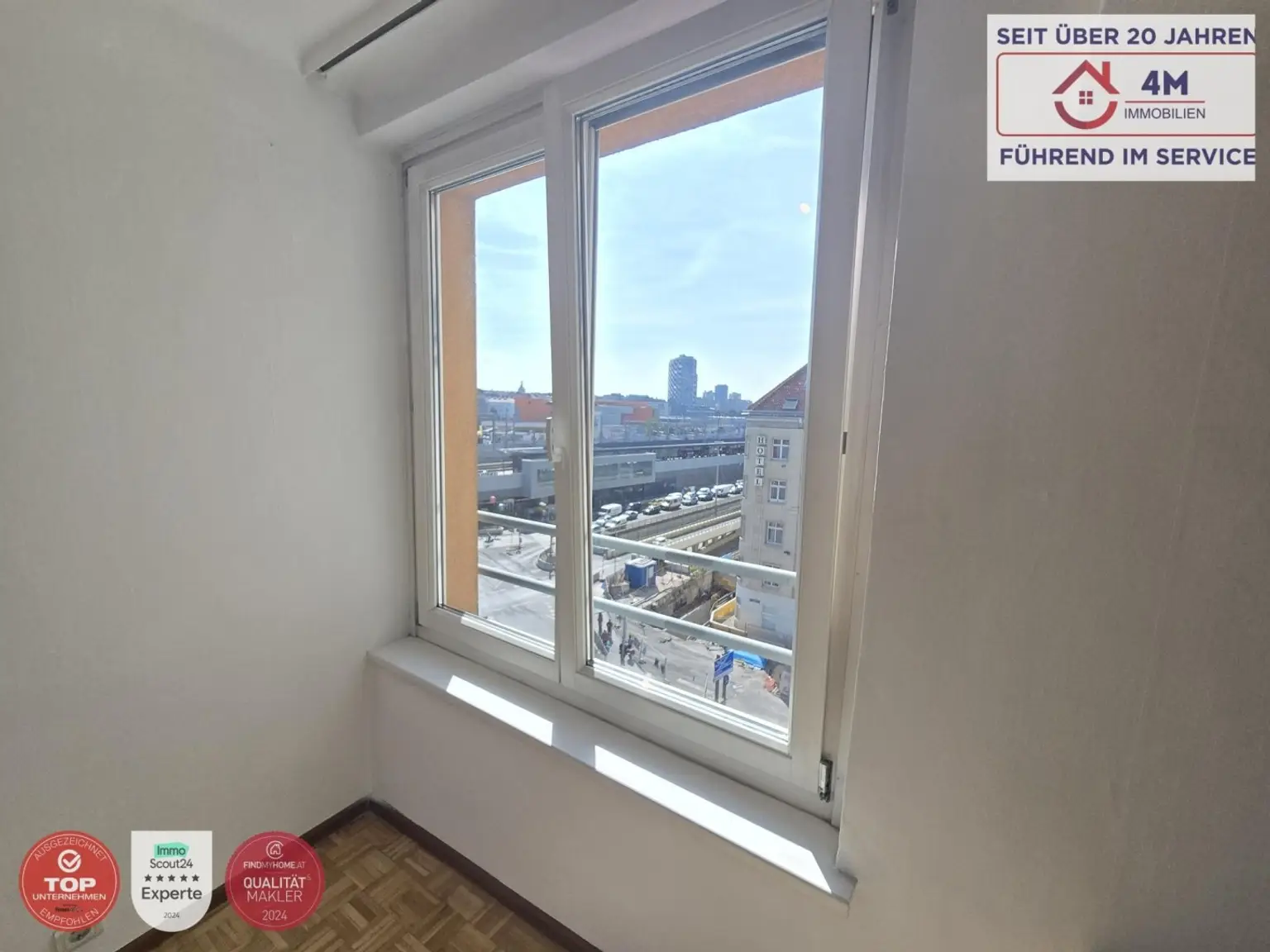 Sonnige Neubau 3 Zimmerwohnung im 6.Liftstock 1050 Wien
