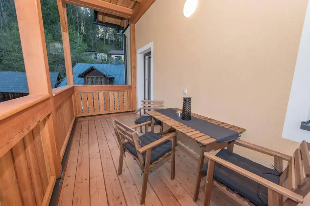 Bad Aussee: Wohnung in Bio-Bauweise mit Balkon