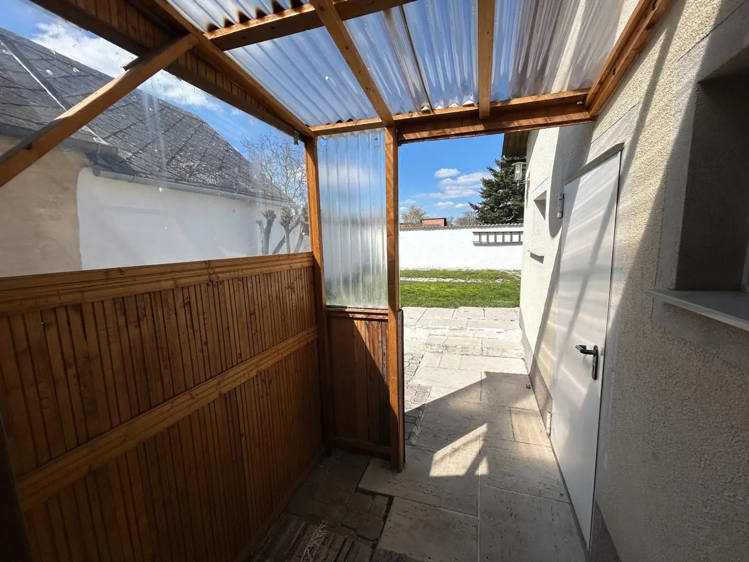 Wintergarten Zugang Garten