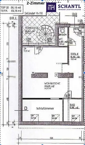 Exklusives Design-Loft mit einer Dachterrasse, Klimaanlage & Weitblick in Ruhelage