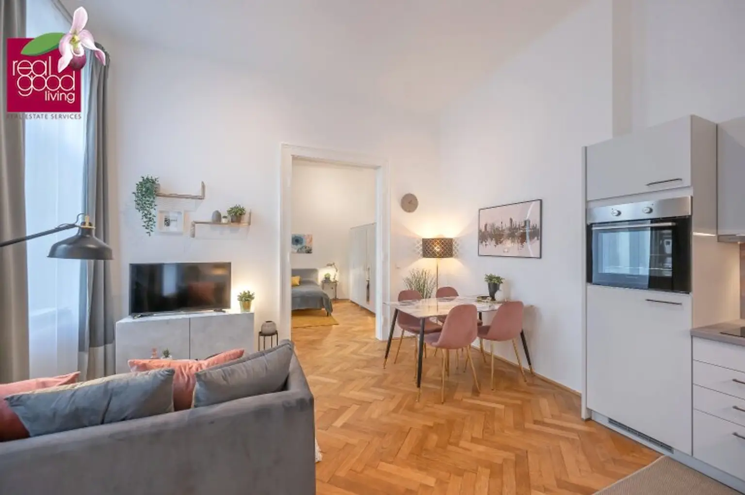 Altbau-Cityapartment komplett hofseitig & ruhig – sofort bezugsfertig | 3 Zimmer