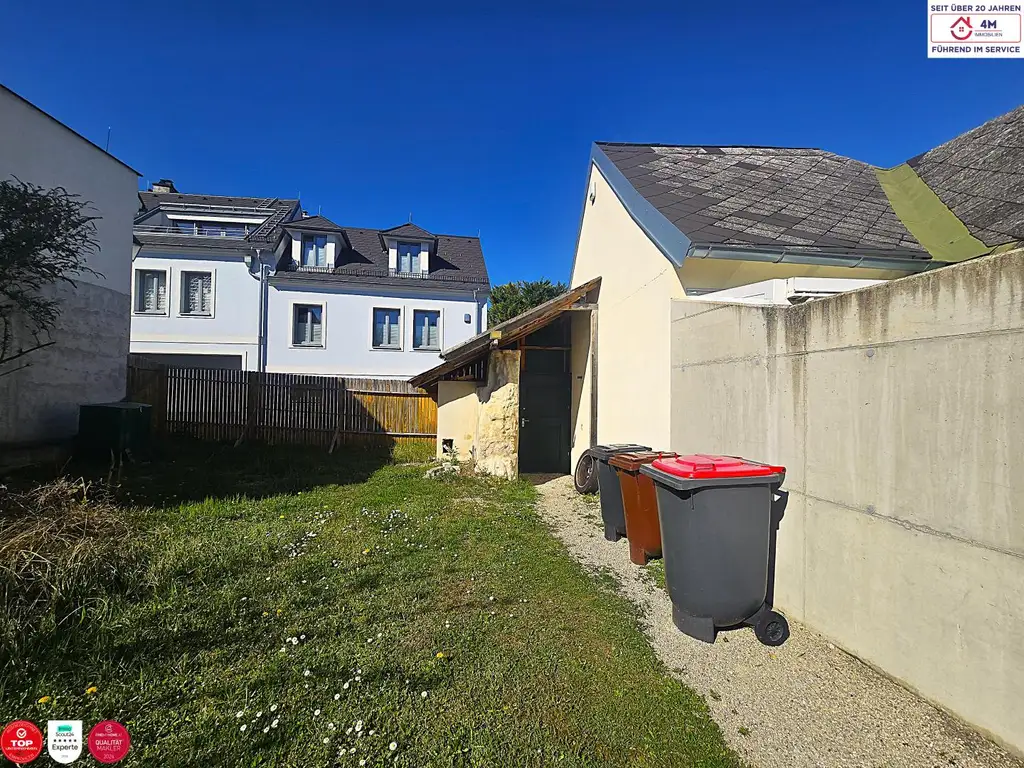 Idyllisches Grundstück im historischen Altkern von Maria Enzersdorf