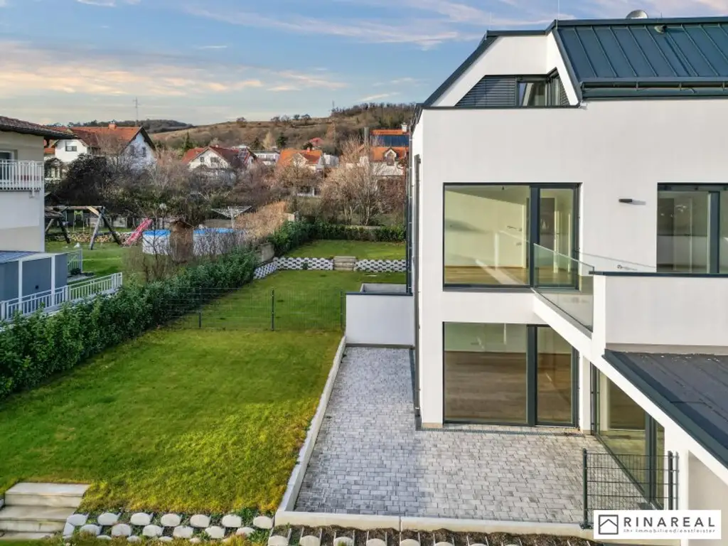 Wunderschöne, moderne & lichtdurchflutete Doppelhaushälfte zur Miete | 5 Zimmer - 140 m² | St. Georgen, Eisenstadt | AHORNGASSE