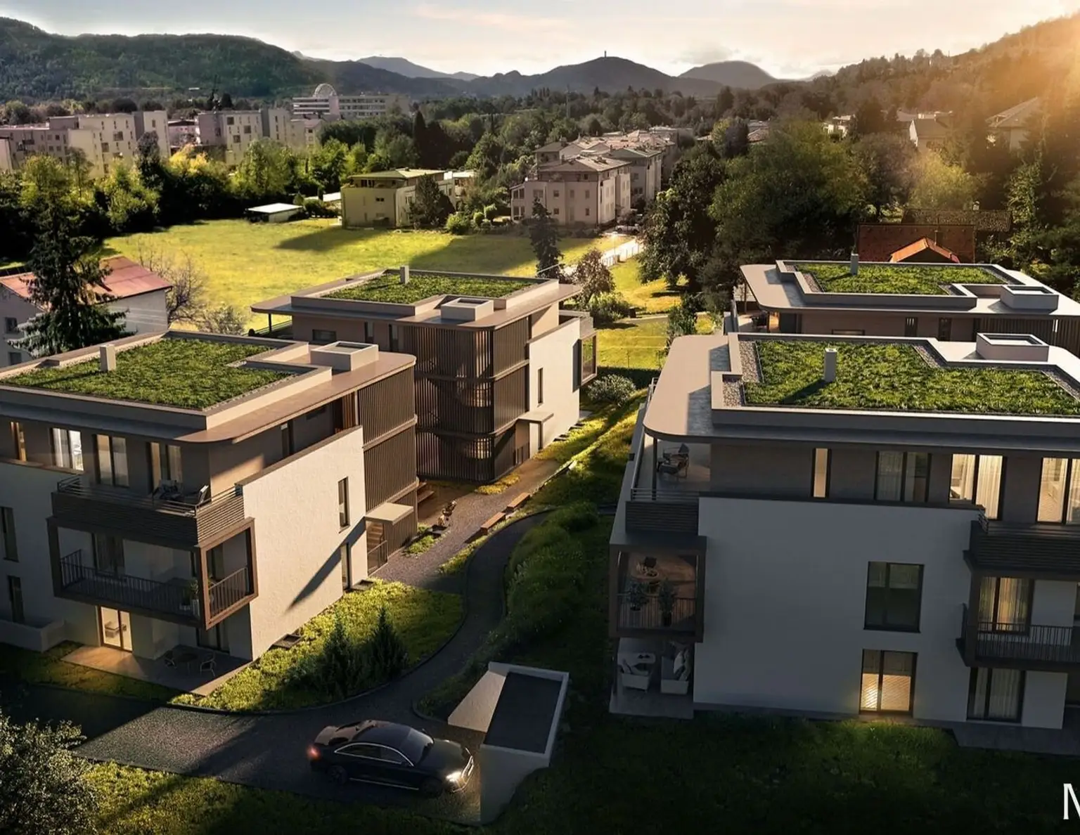 Kreuzbergl Villen -3 Zimmer Wohnung - Ein Projekt von MADILE