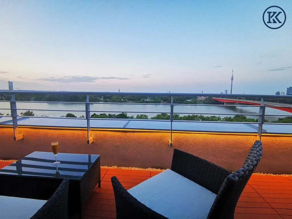 2 Zimmerwohnungen mit großer Terrasse im 8. Stockwerk!