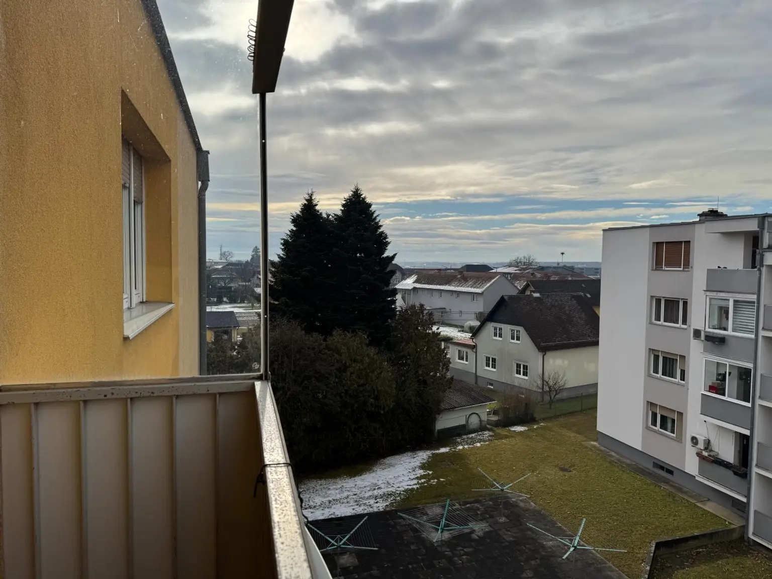Aussicht vom Balkon