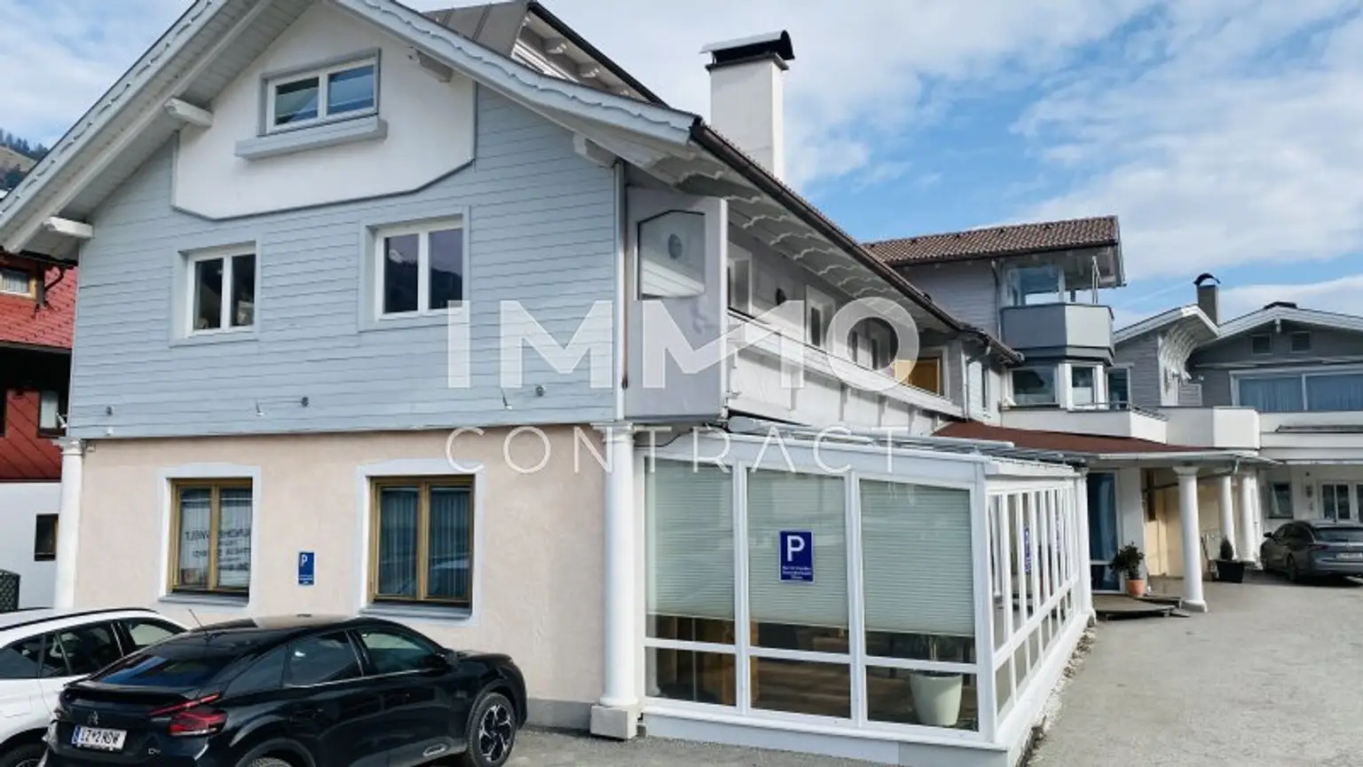 Gastlokal und Fitnessstudio