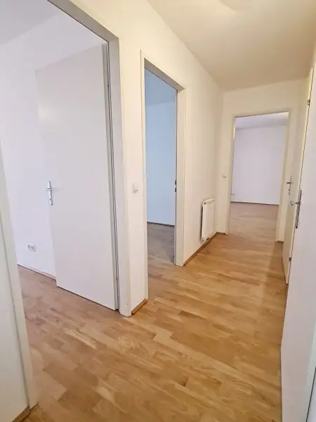 EIGENGARTEN, LORYSTRASSE, 75 m2 Neubau mit 23 m2 Garten, 2 Zimmer, Wohnküche, Wannenbad, Parketten, 1. Liftstock
