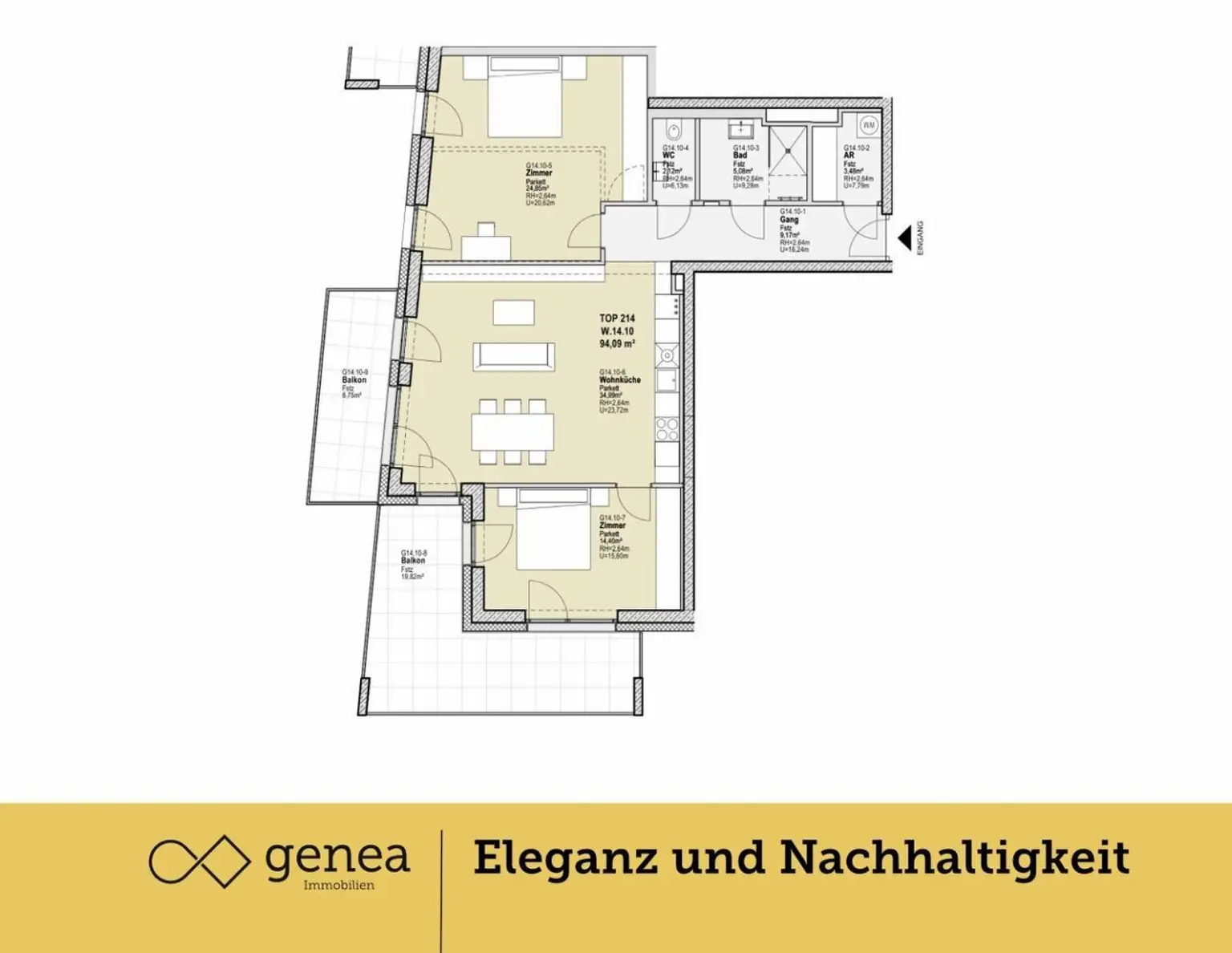 AKTION 50/50 | Ihr elegantes Zuhause in Reininghaus | Provisionsfrei | Esplanade 7
