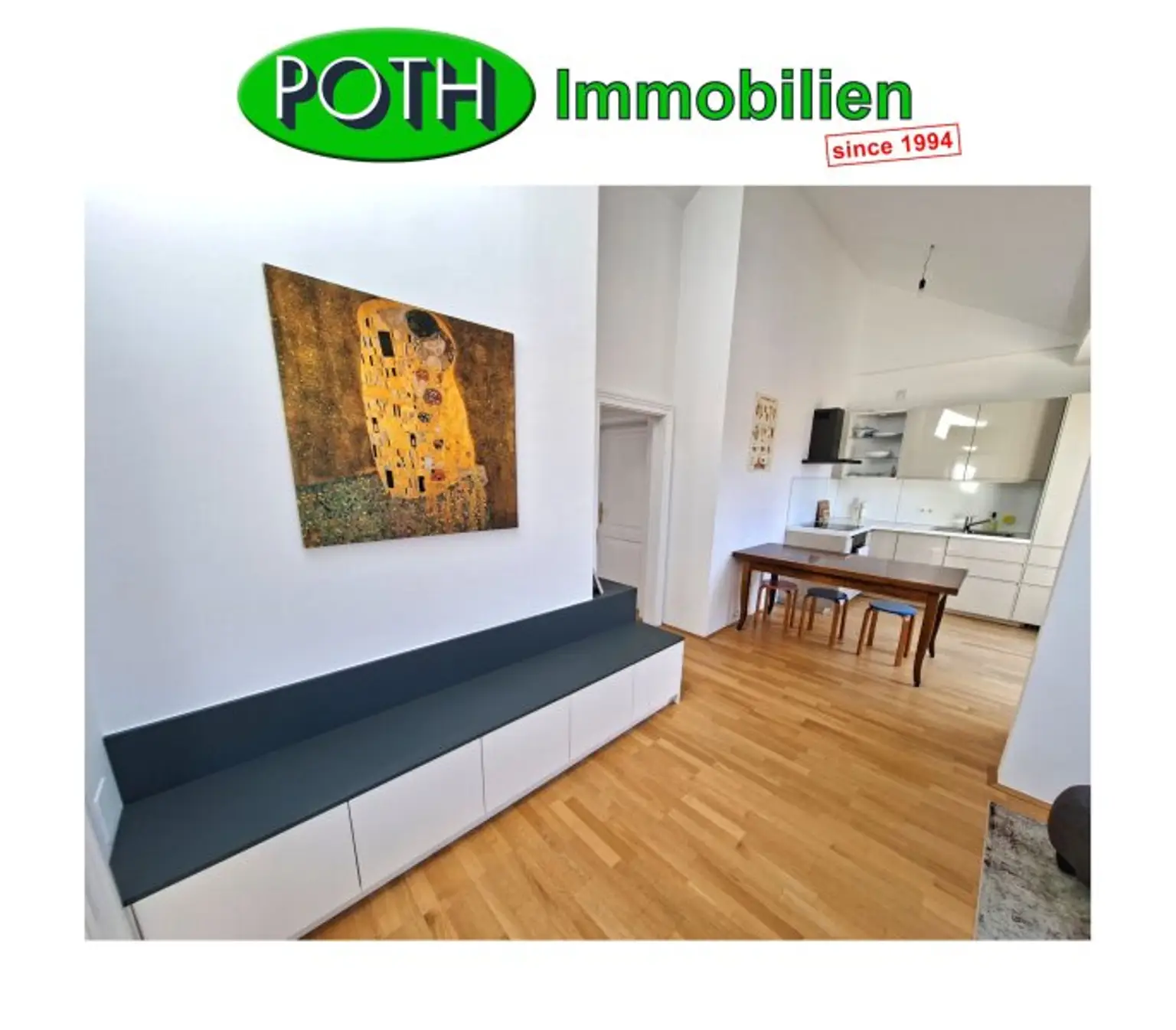 möblierte 3 Zimmer Dachgeschoßwohnung mit Terrasse Nähe Wiedner Hauptstraße