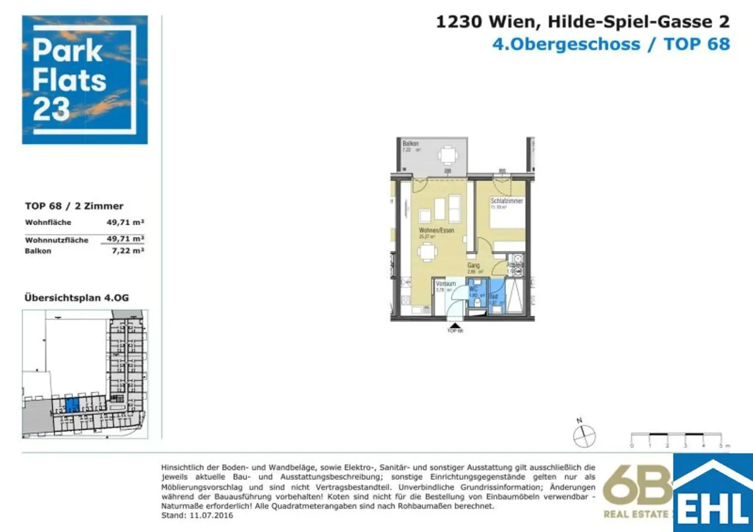 Moderne 2-Zimmer-Wohnung mit Balkon am Liesingbach