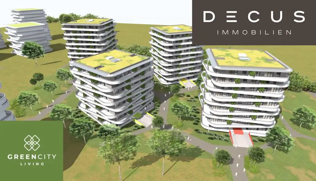 | 2 MONATE MIETFREI ! | BALKONWOHNUNG | GREEN CITY LIVING | 2-ZIMMER