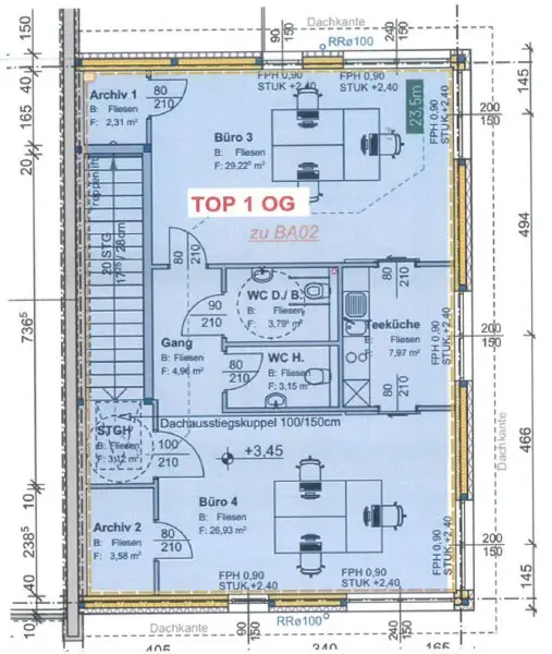 Gewerbeobjekt TOP 1 mit Werkstatt und Büros in Buchkirchen zu kaufen!