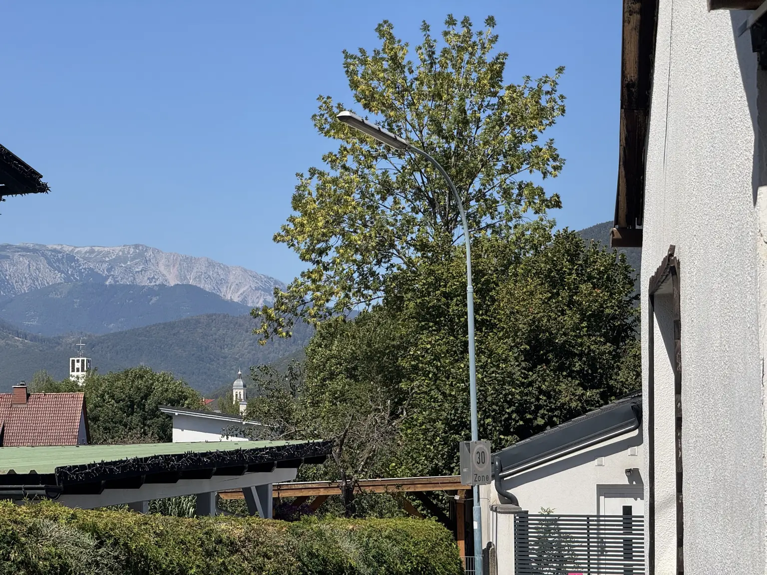 herrlicher Blick auf den Schneeberg