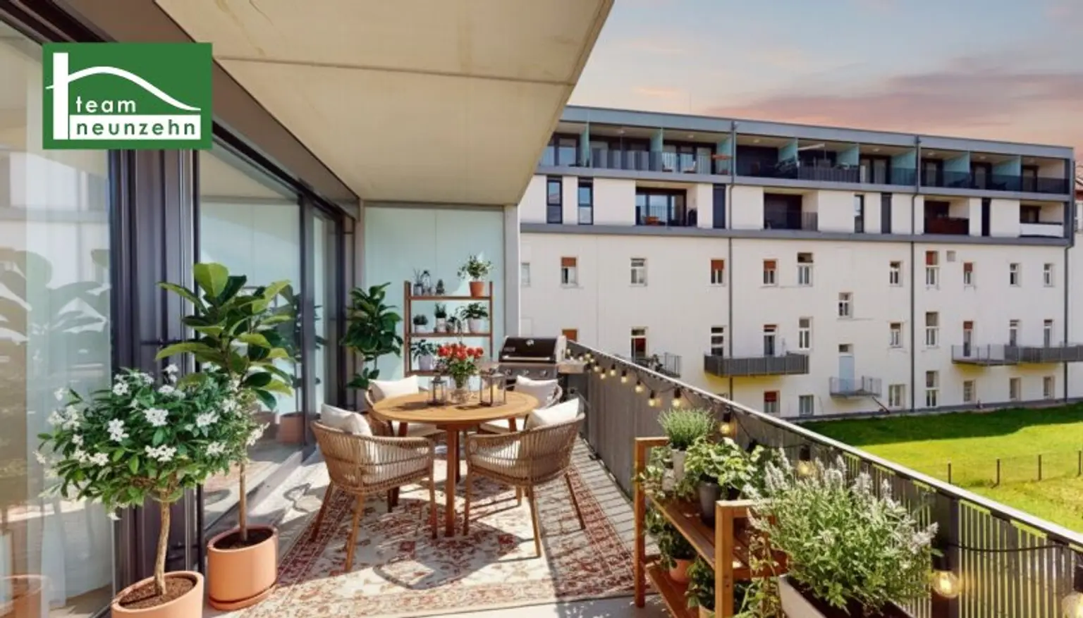 Entspannung im Innenhof, Urbanität vor der Tür – Styria Center