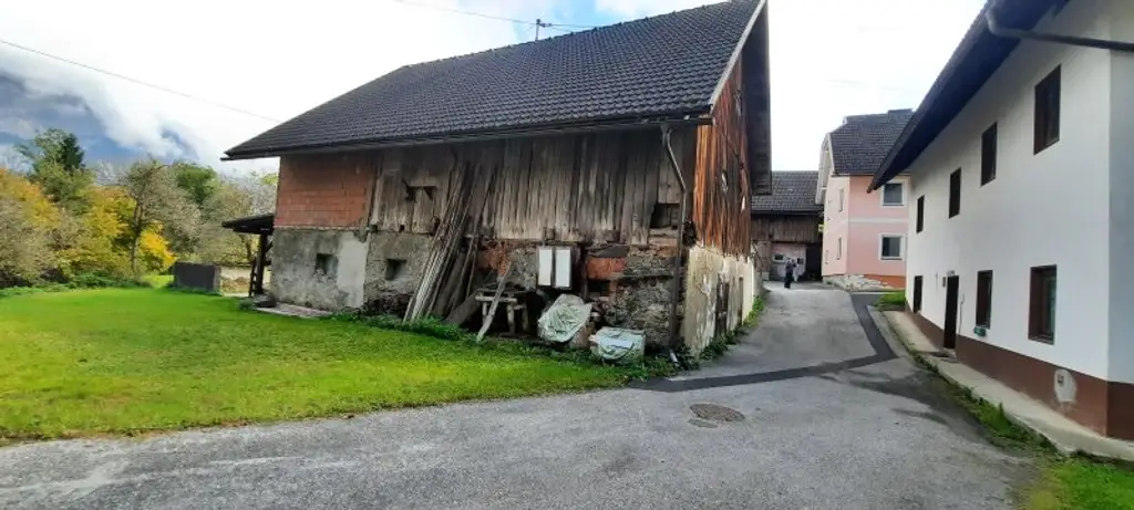 Für Naturliebhaber und Heimwerker- sanierungsbedürftiges Bauernhaus mit Nebengebäuden - zwischen Hermagor und Villach