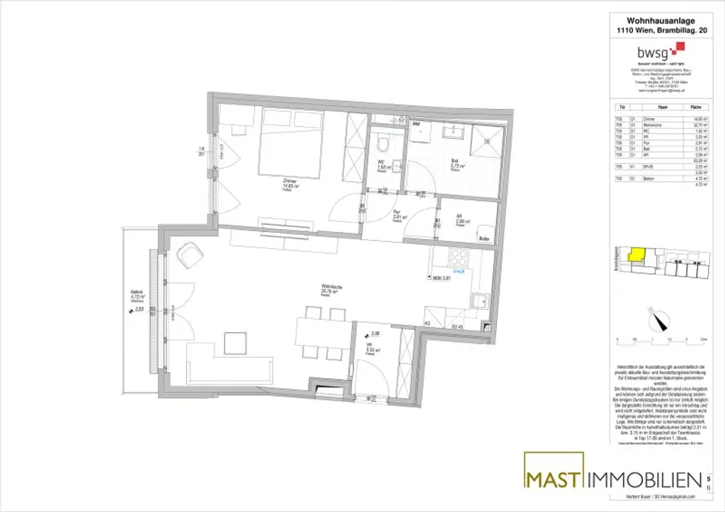 U3-Simmering Nähe - Provisionsfreie 2-Zimmer Wohnung