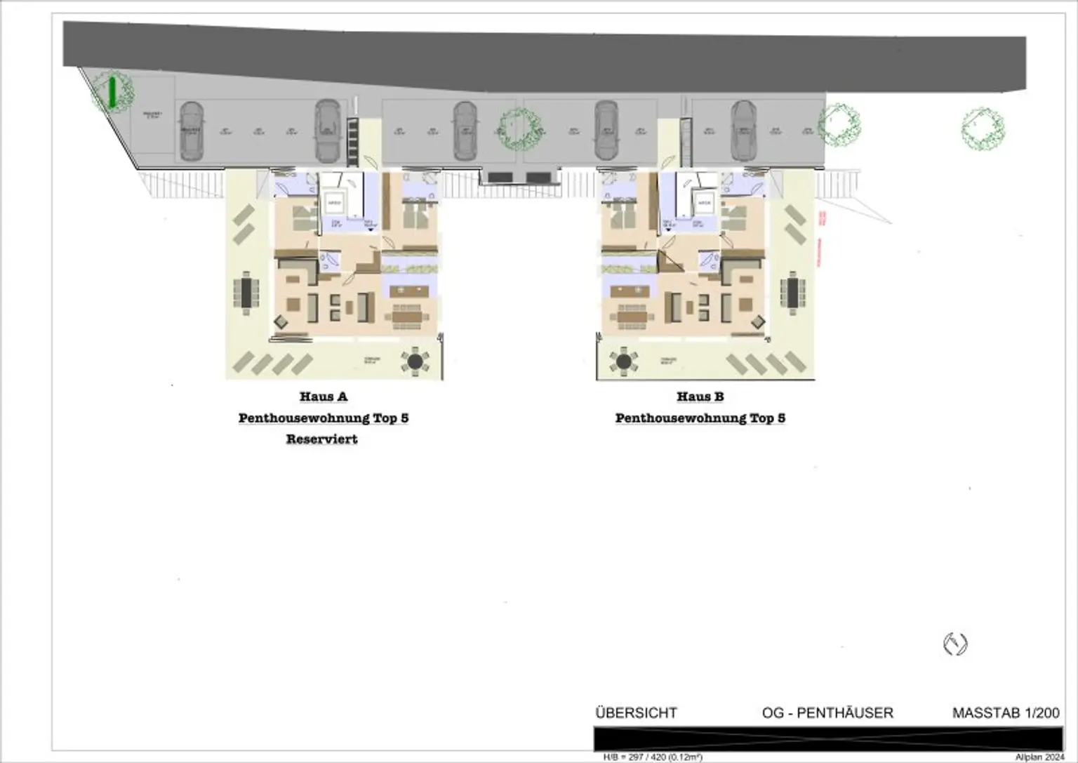 10 exklusive Neubauwohnungen in ruhiger Toplage mit Panoramablick auf den Faaker See
