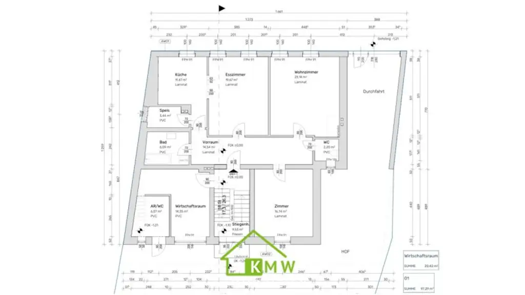 Sanierte 3-Zimmer-Wohnung in zentraler Ruhelage