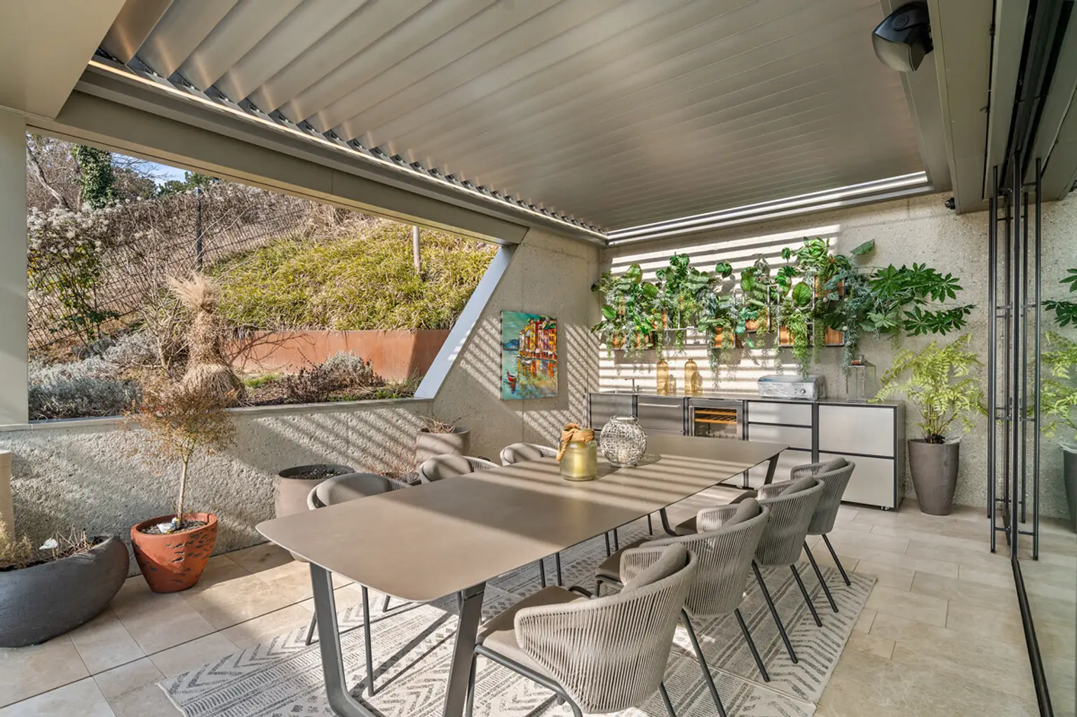 Outdoorküche samt Terrasse