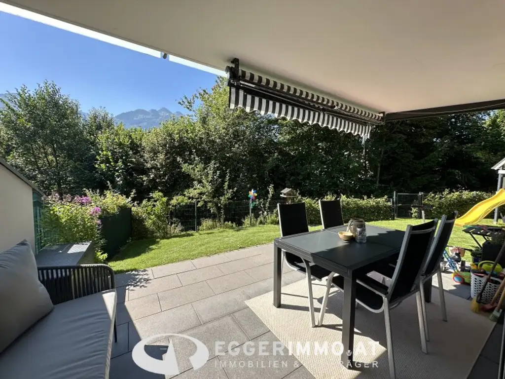 Newly built 3-room apartment with garden and terrace for sale in Piesendorf / Walchen