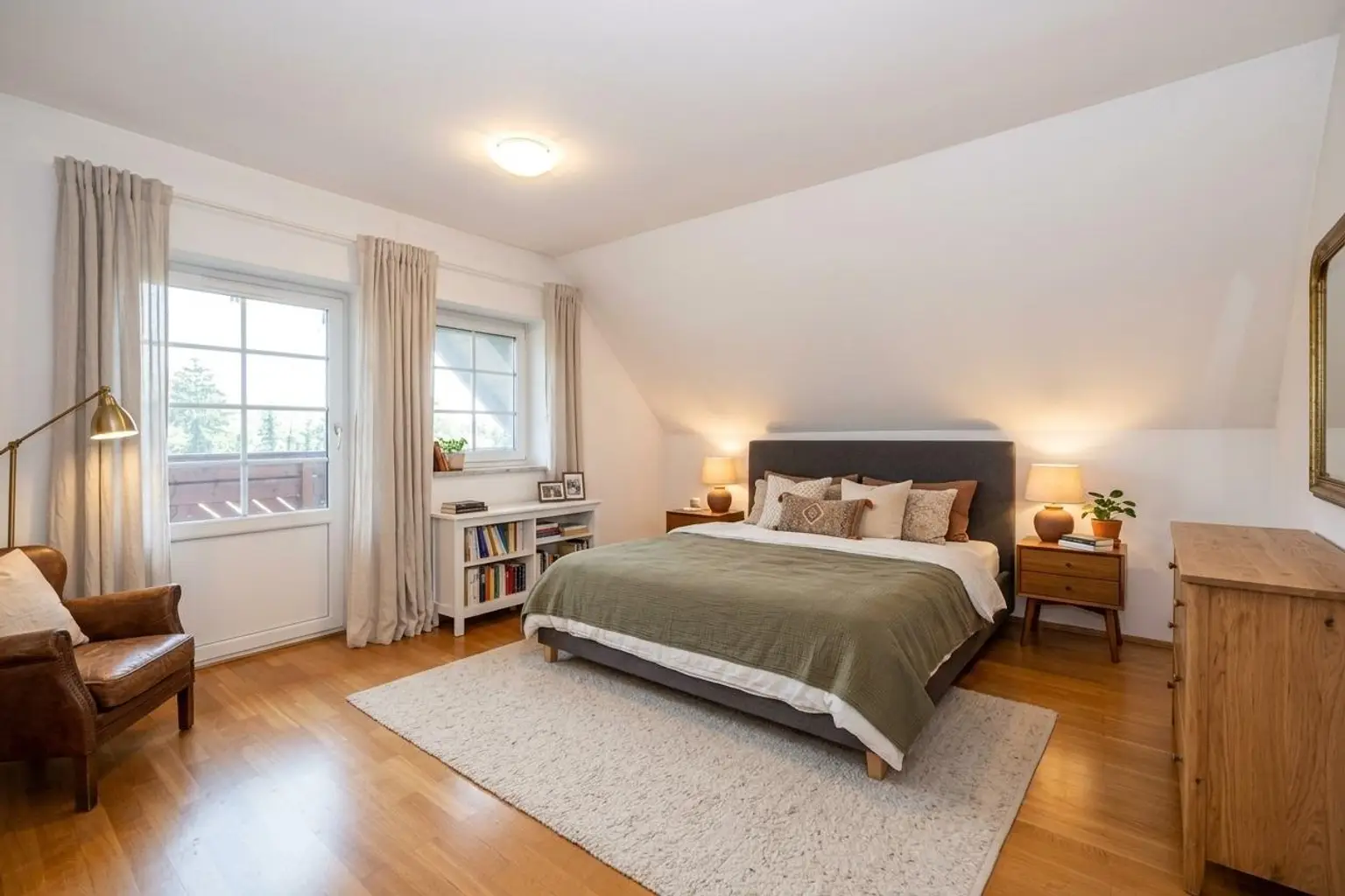 Schlafzimmer -Einrichtungsbeispiel