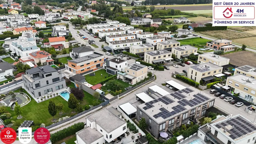 4-Zimmer-Doppelhaushälfte mit Photovoltaik und 3 Stellplätzen