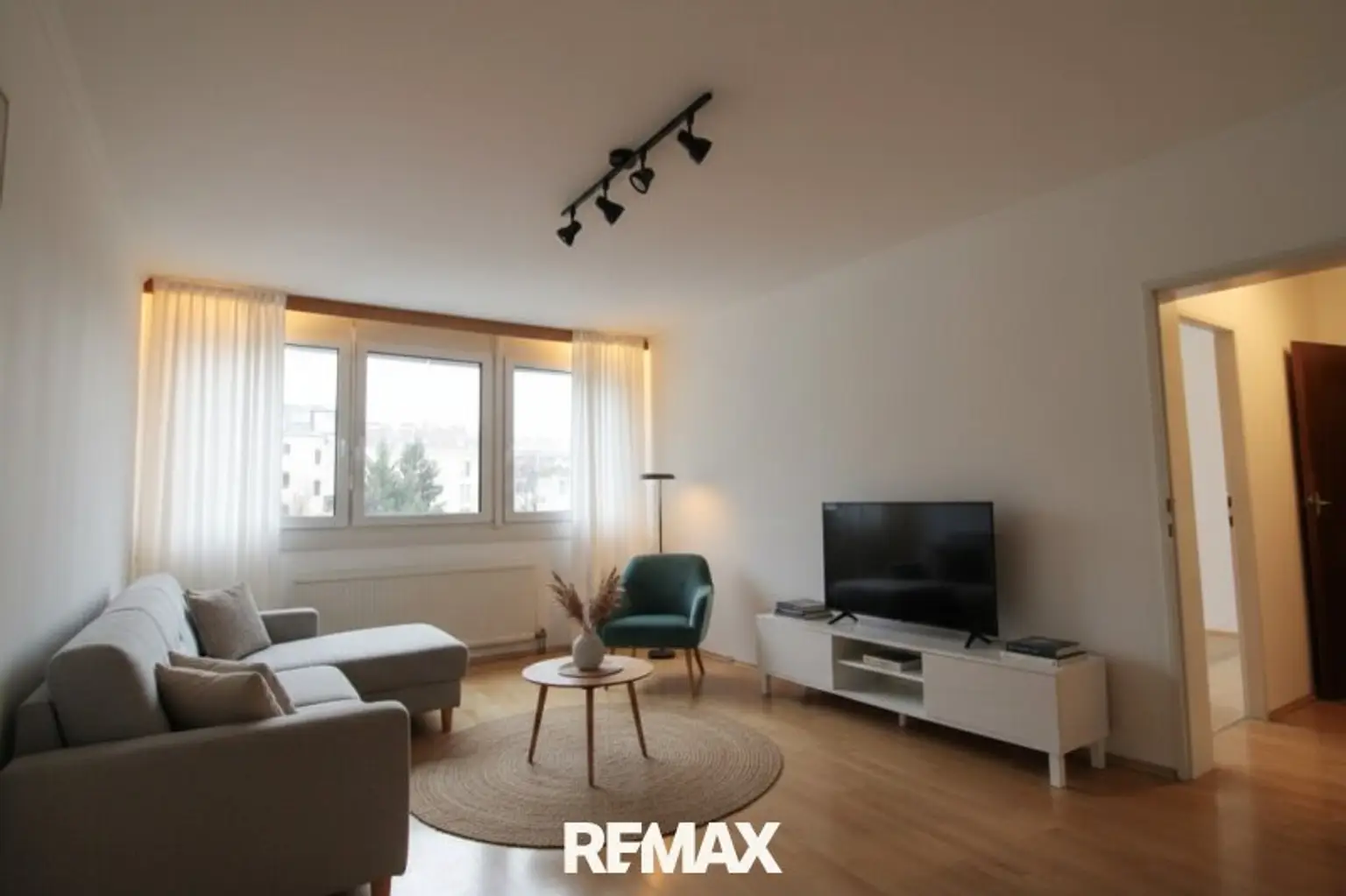 Wohnzimmer KI generiert
