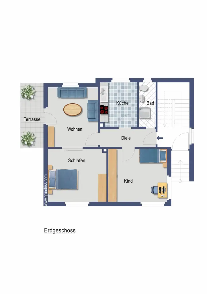 Grundriss Erdgeschoss