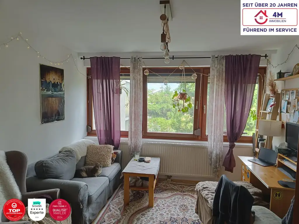 Natur trifft Neubau -3-Zimmer-Wohnung mit Balkon in 14 Bezirk.