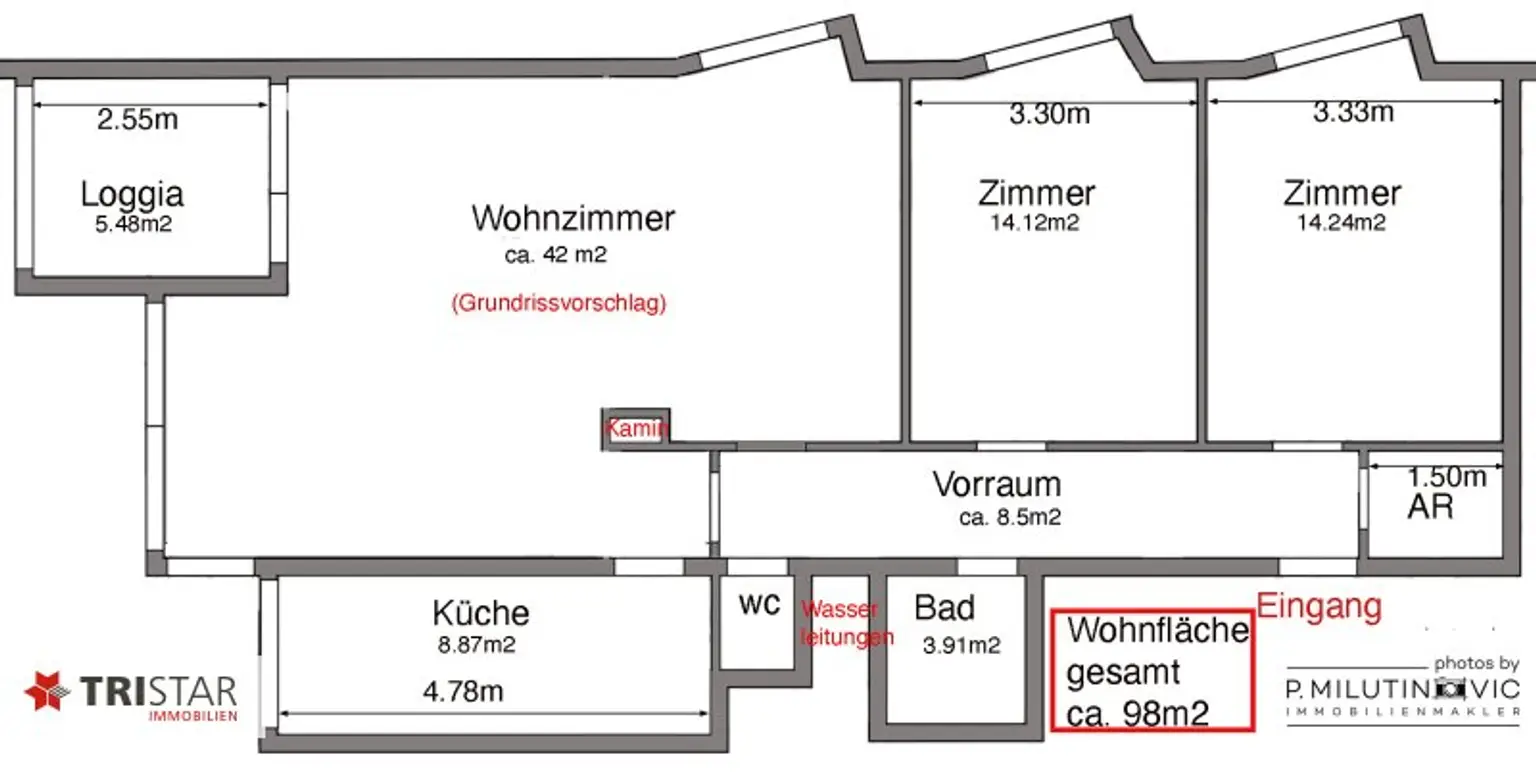 REDUZIERTER VERKAUFSPREIS+++NEU in Korneuburg++ Großzügige 4-Zimmer Neubauwohnung mit Loggia ( WNF ca. 98m2), nähe Bahnhof ++Ihr SONNIGES Zuhause++ 2100 Korneuburg