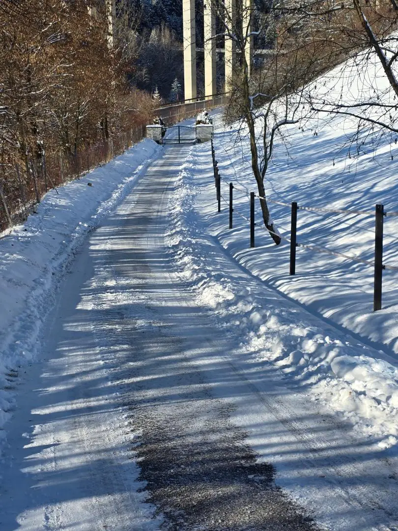 Zufahrt durch Tor gesichert