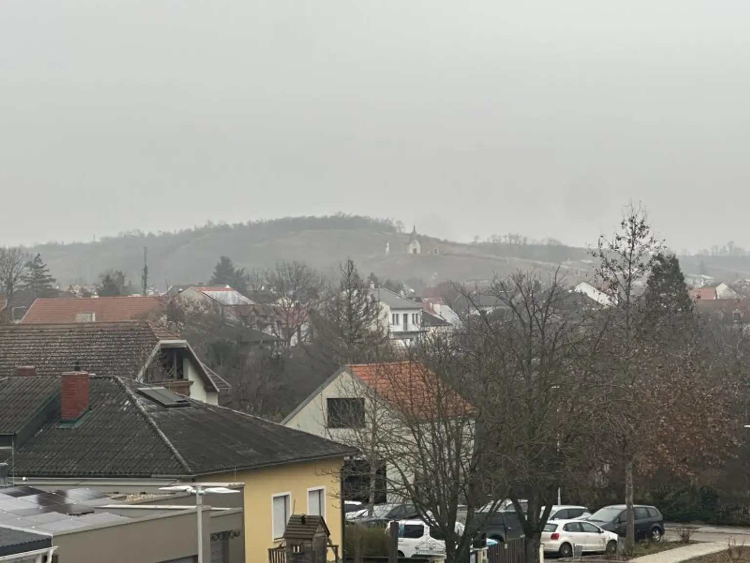Blick aus dem Wohnzimmer