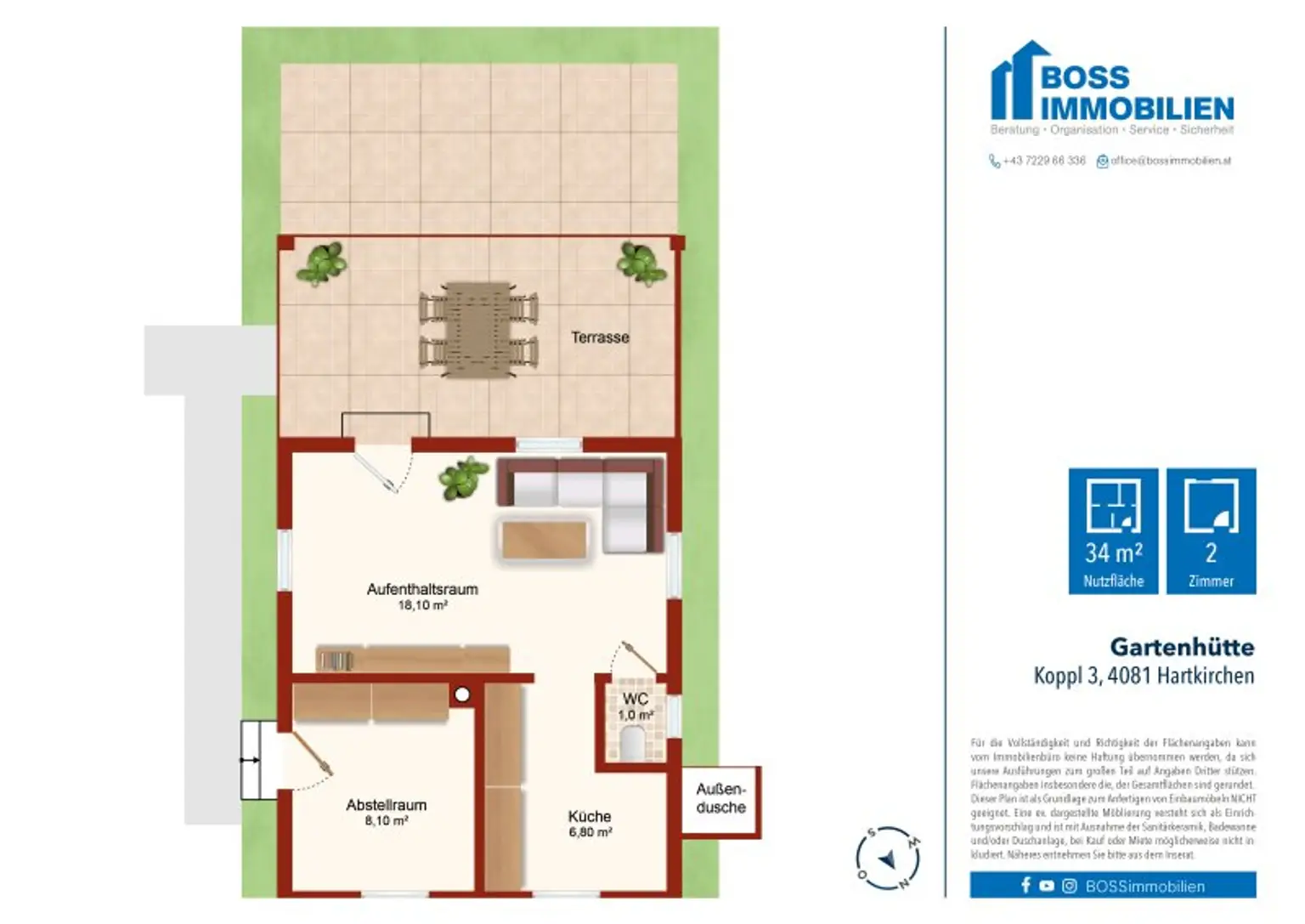 Landliebe | 3,4 ha Nutzgrund | 2 Wohneinheiten