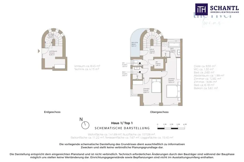 Exklusives Wohnambiente zwischen Alter und Neuer Donau