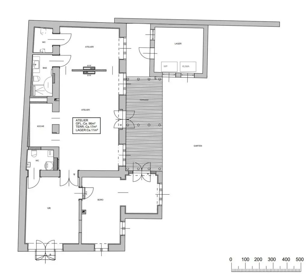 Atelier // Büro // Garten // Terrasse // Traumlage: Gumpendorfer Straße!!
