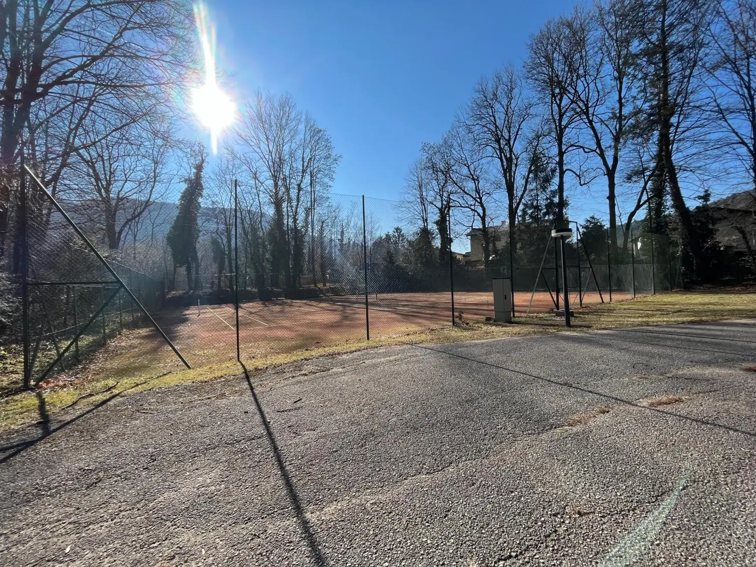 Tennisplatz im Schlosspark