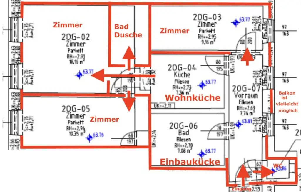 Schöne 3 Zimmer Wohnung, komplett Neu saniert vor einem Jahr