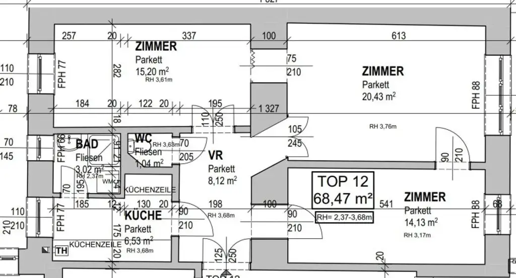 3-Zimmer Wohnung in Bestlage! Sanierungsbedürftig! Nähe Servitenviertel und U4 Friedensbrücke!