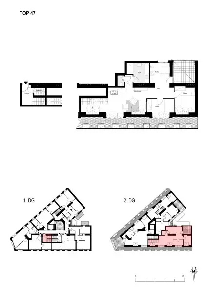 Traumhafte DG-Wohnung mit Terrasse
