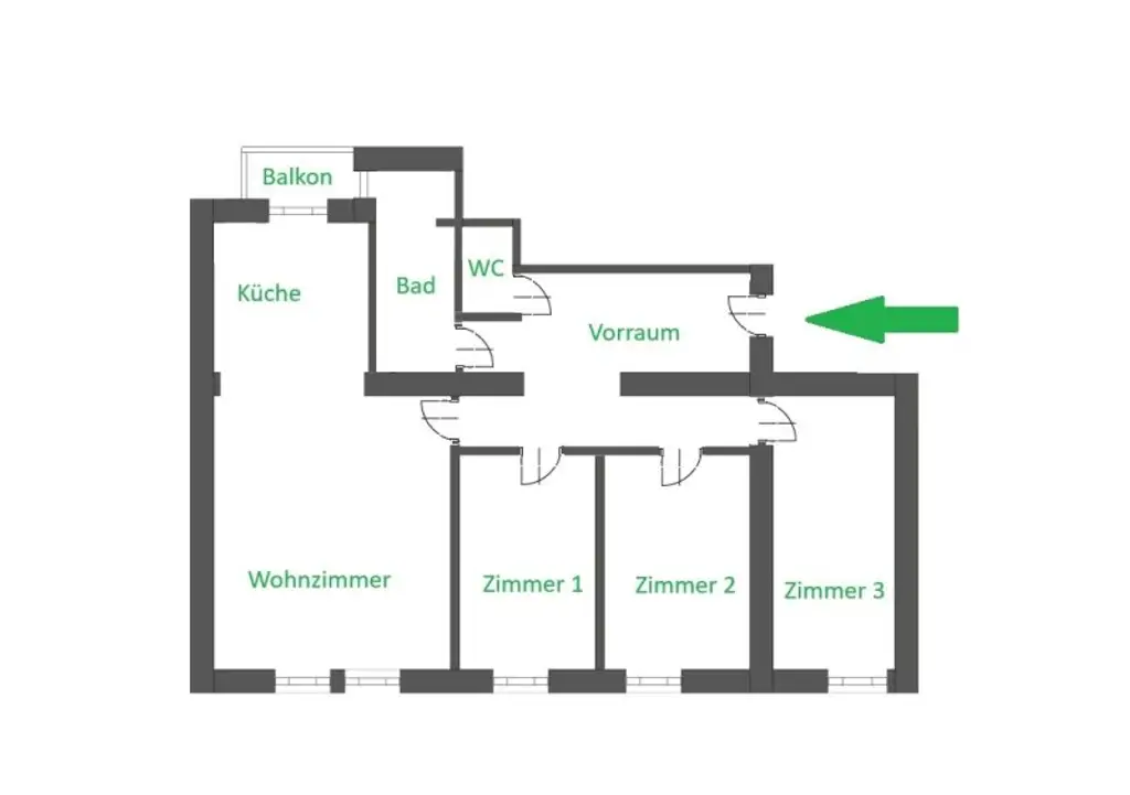 AB 01.NOVEMBER FREI I DAN-KÜCHE I WG-GEEIGNET I BADEWANNE & DUSCHE I BALKON I ZENTRALE LAGE I PROJEKT WOHNEN