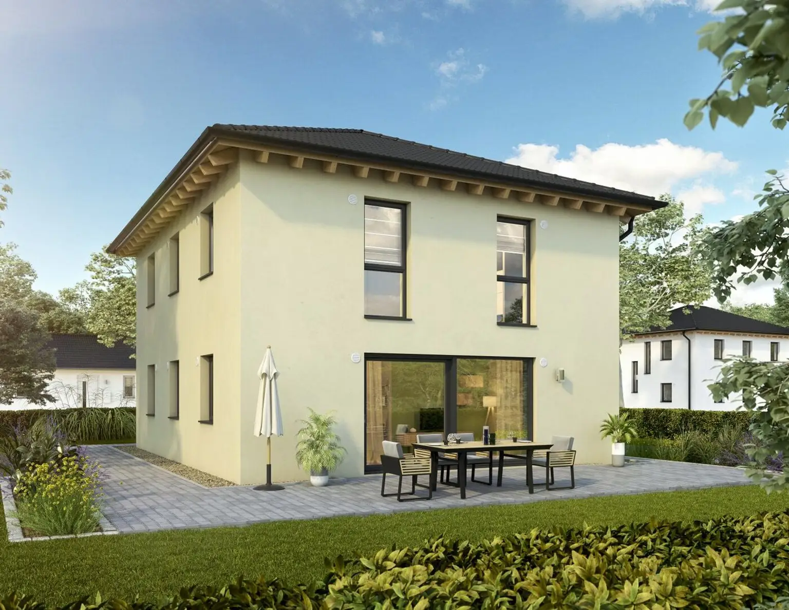 Stadtvilla Exklusiv 137 in Massivbauweise mit Fixpreisgarantie in Hall zu kaufen (2 Grundstücke vorhanden)