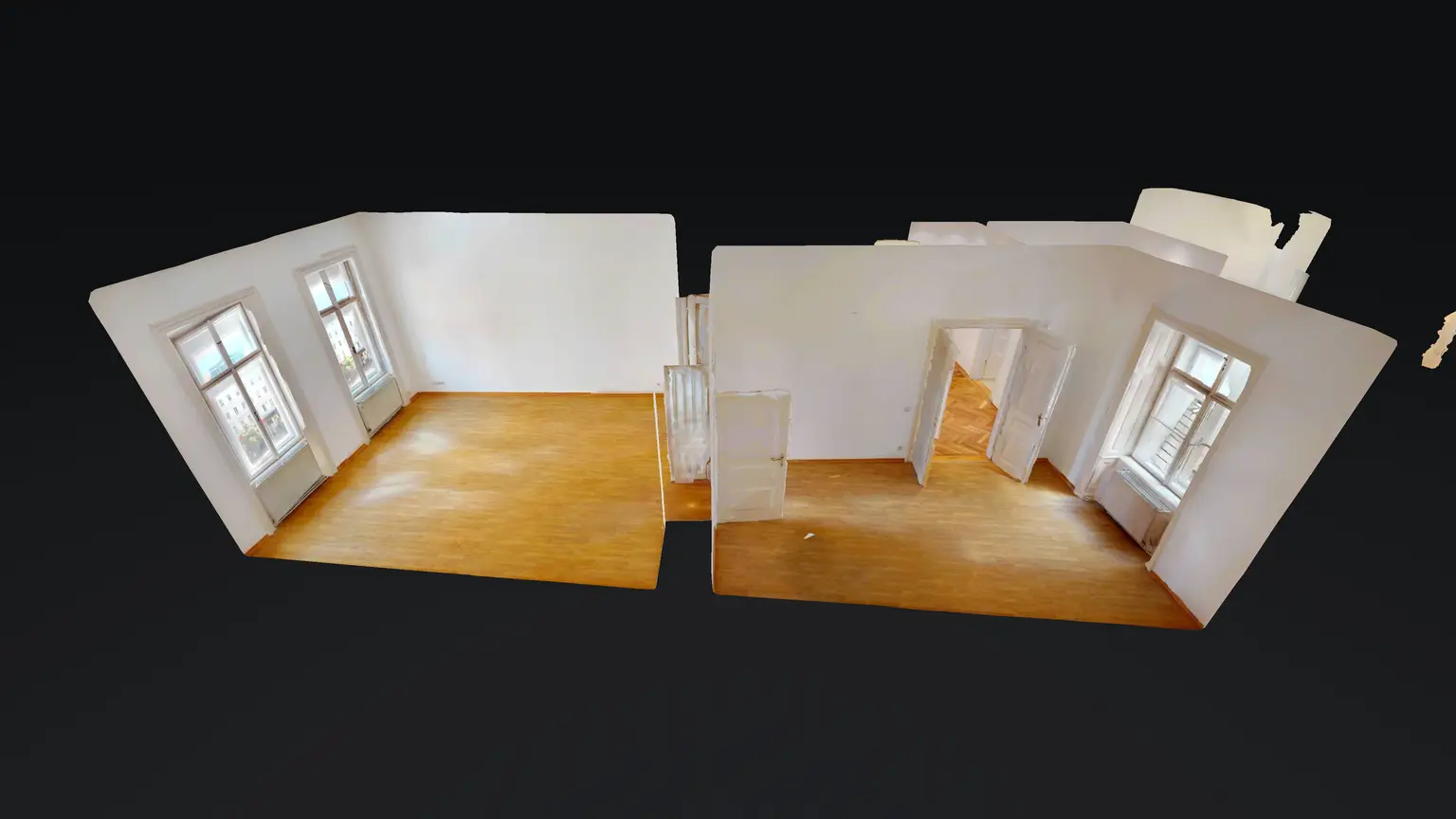 Renovierte 2-Zimmer-Wohnung – zentral begehbar & unbefristete Miete
