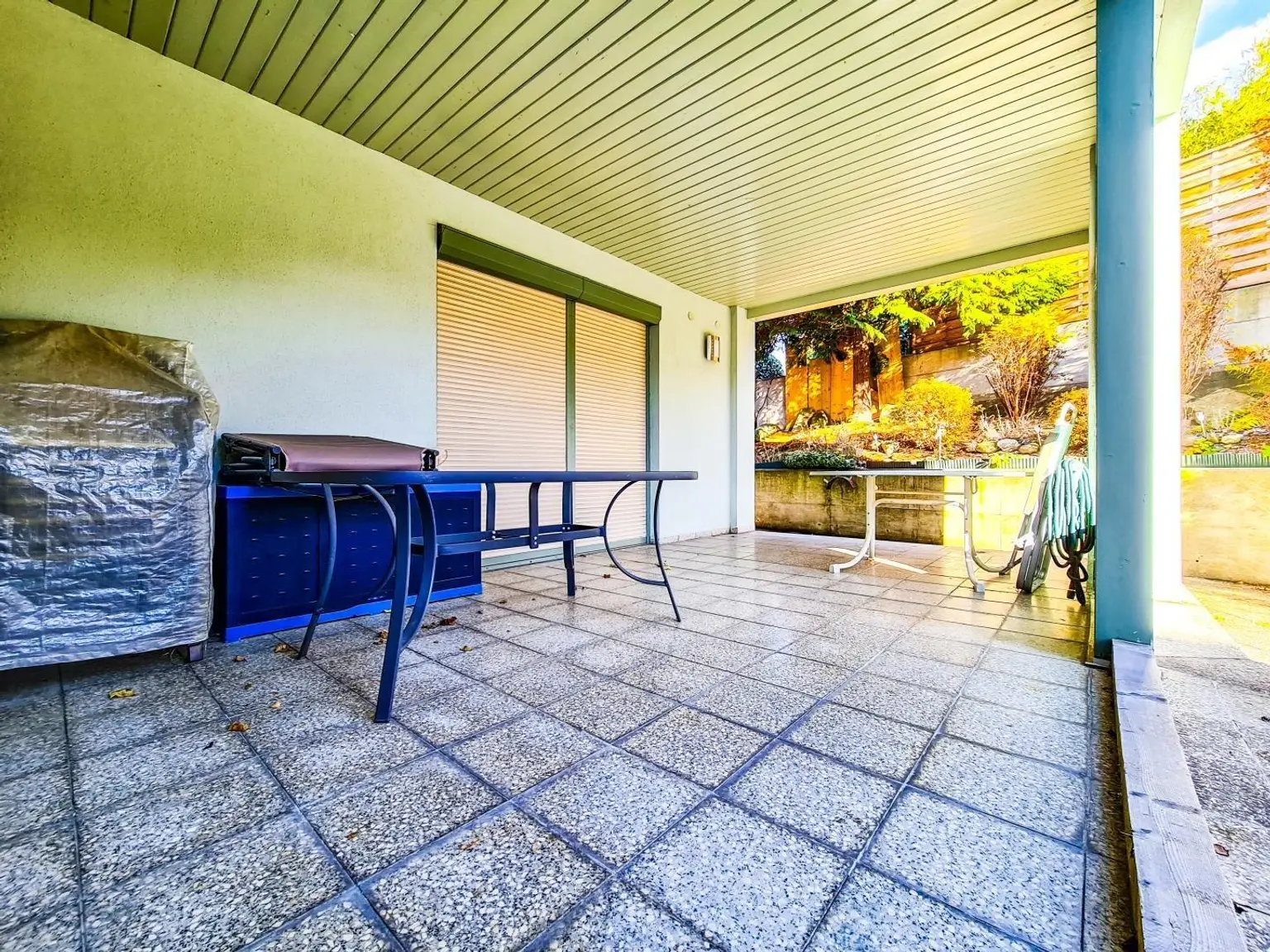 Überdachte Terrasse