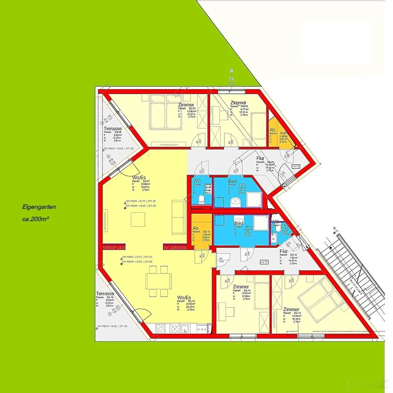 Großzügige 5-Zimmer-Gartenwohnung mit Tiefgaragenplatz in Villenviertel zwischen UNI und LKH - Nähe Hilmteich ab sofort zu vermieten!