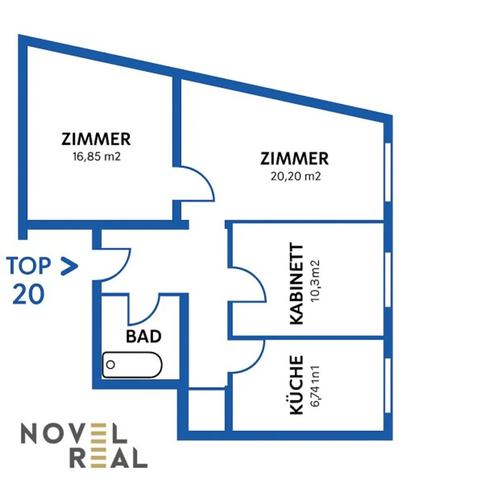 Charmante 3-Zimmer Wohnung in Mariahif!