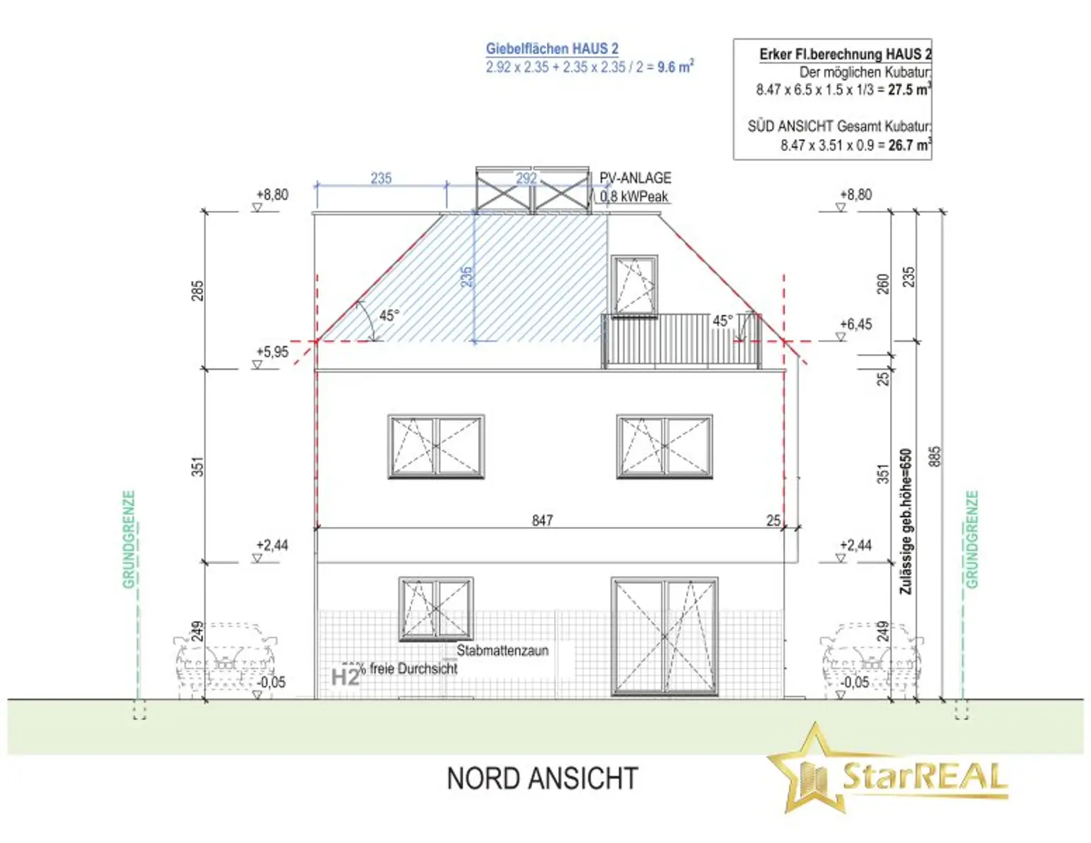 Ansicht Nord