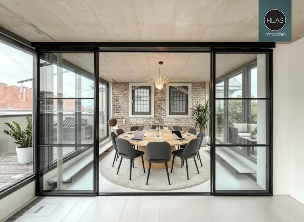 Atemberaubendes Penthouse Loft in der Brotfabrik Wien!