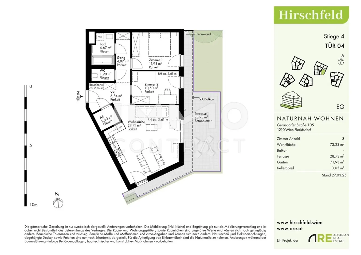 Hirschfeld: Erstbezug und provisionsfrei - 70m2 Garten von der Sonne geküsst! Wie im Urlaub