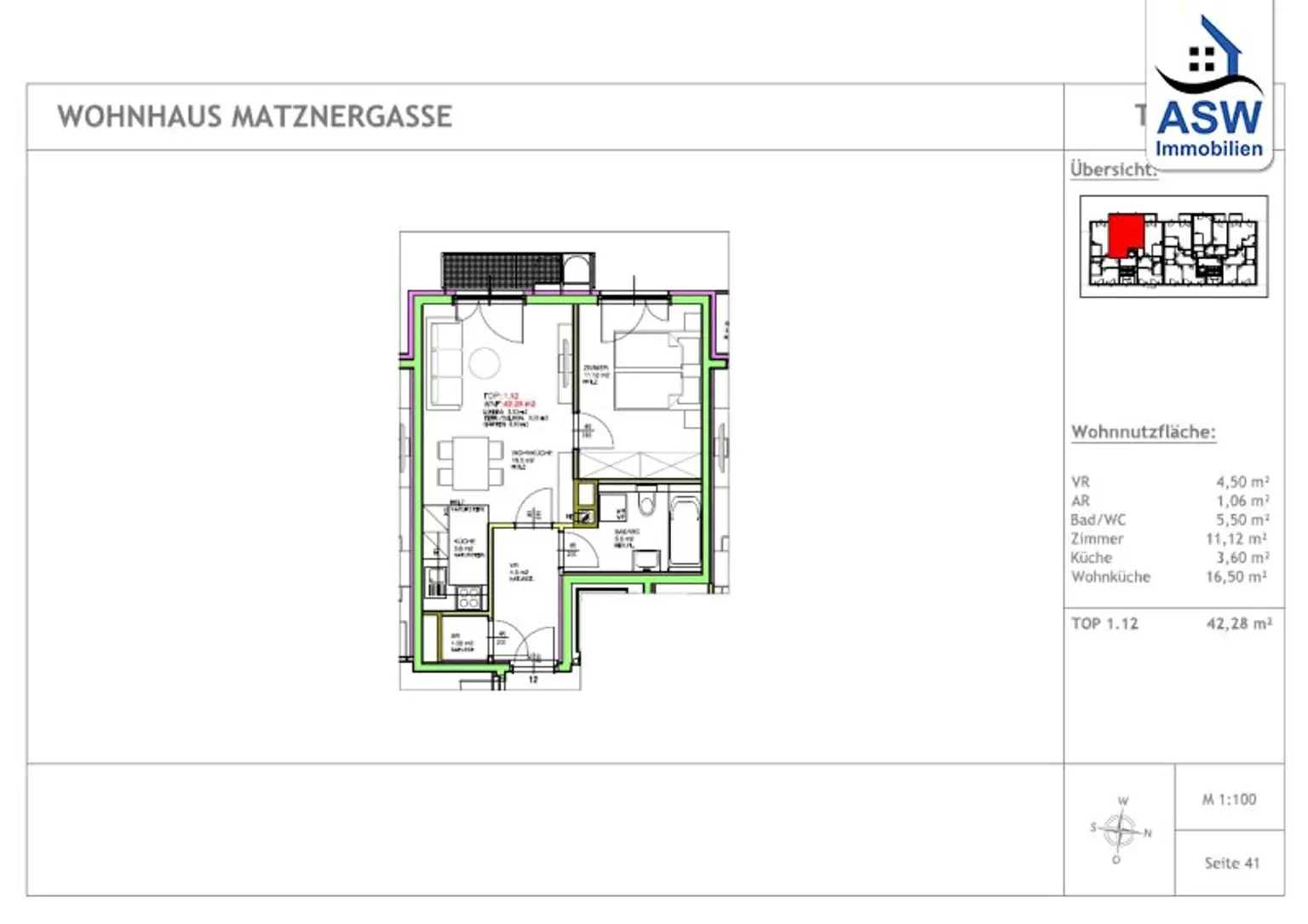 Wunderschöne 2-Zimmer Neubauwohnung in Bahnhofsnähe